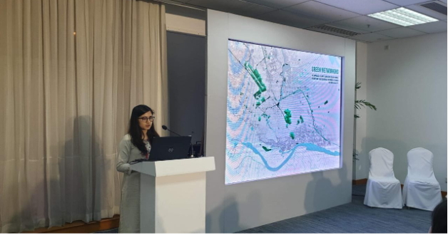 Lecturer Manjima Shabnam presents a paper  at Architects regional Council Asia (ARCASIA) 20 Forum